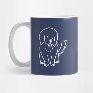 Golden Retriever - Draw with a white pen Mug